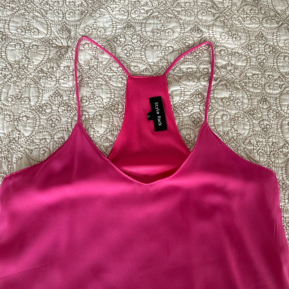 Pink Spaghetti Strap Top - Picture 3 of 3